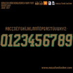 Borussia Monchengladbach 2026-2027 Font Vector – Bold Bundesliga Power