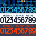 Inter Milan 2025-2026 Font Vector – Legendary Nerazzurri Power