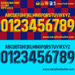 Barcelona 2018-2023 Font Vector (AI, EPS, SVG, TTF) – #1 Authentic Style