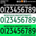 Sporting CP 2024-2025 Font Vector – Vibrant Lion Kit