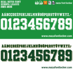 Real Betis 2025-2026 Font Vector – Vibrant Green & White Glory