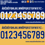Boca Juniors 2025-2026 Font Vector – Legendary La Bombonera Power