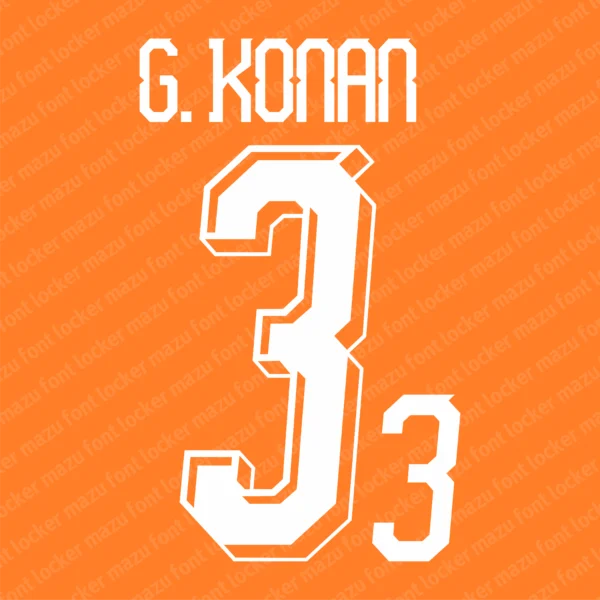 Ivory Coast World Cup 2026 Font Vector – Epic Elephants Masterpiece