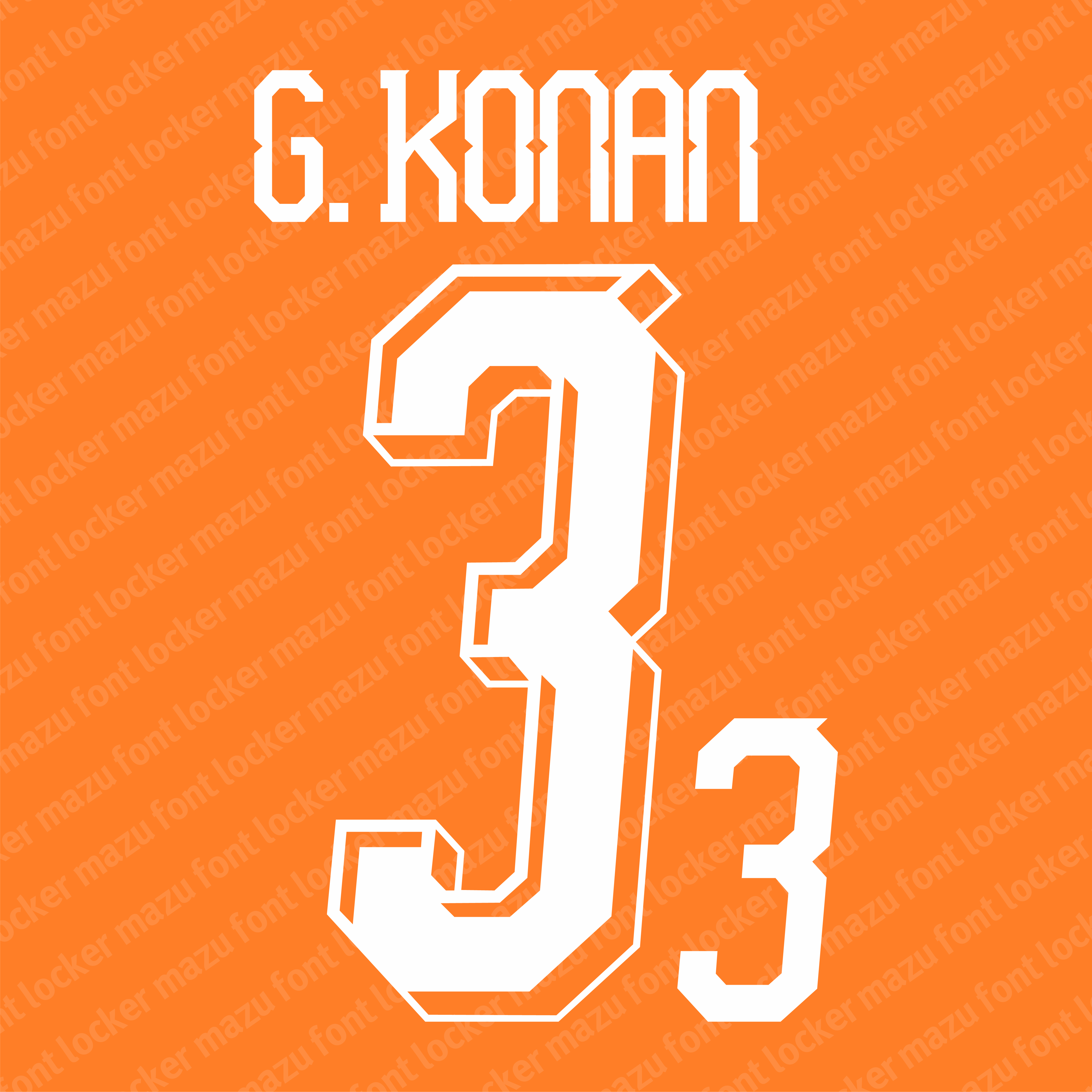 Ivory Coast World Cup 2026 Font