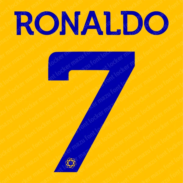 Al-Nassr 2022-2023 Font Vector – Epic Yellow Knights Masterpiece