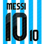 Argentina Copa America 2024 Font Vector – Legendary Sky Blue Glory Design