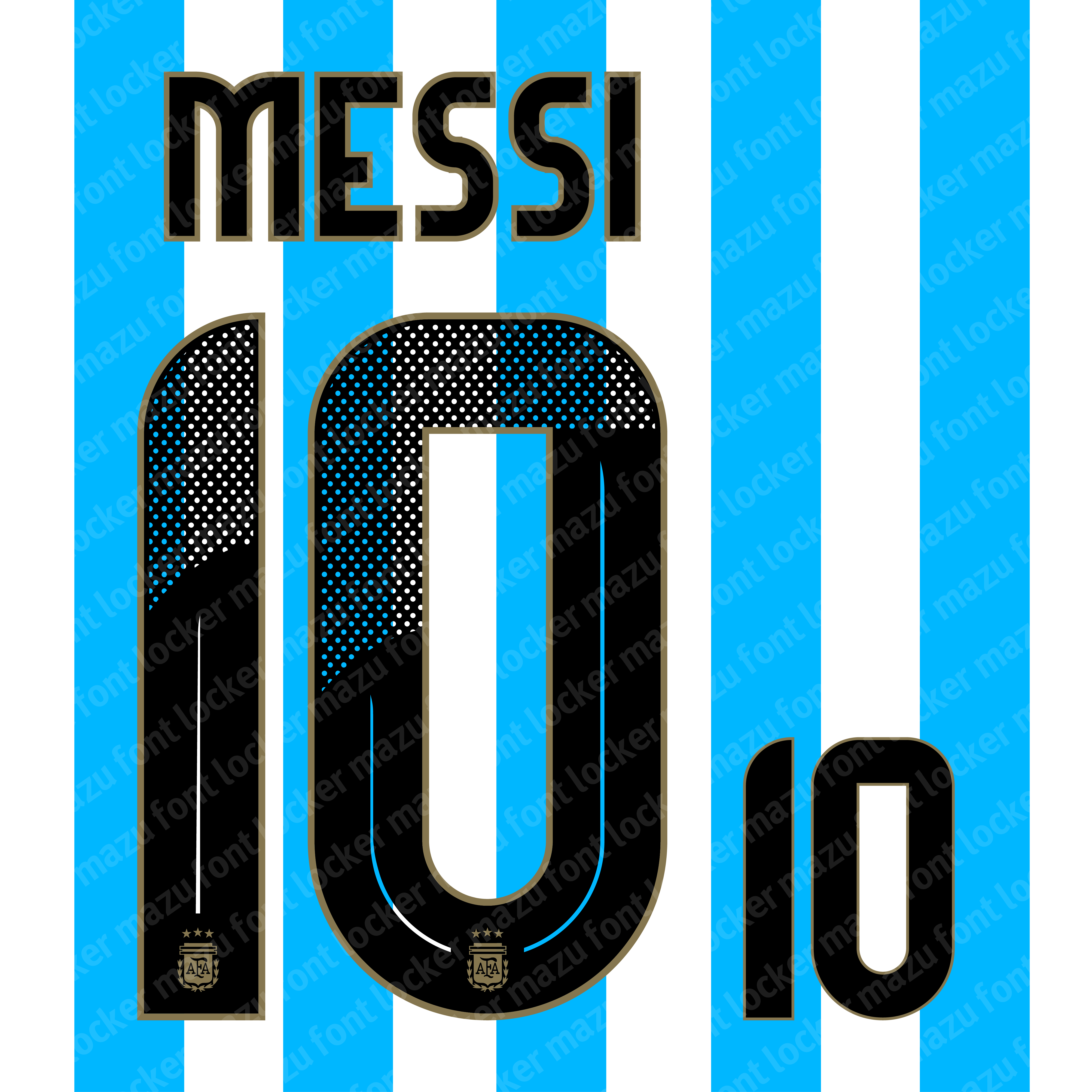 Argentina Copa America 2024 Font