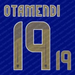 Argentina Copa America 2024 Font Vector – Legendary Sky Blue Glory Design