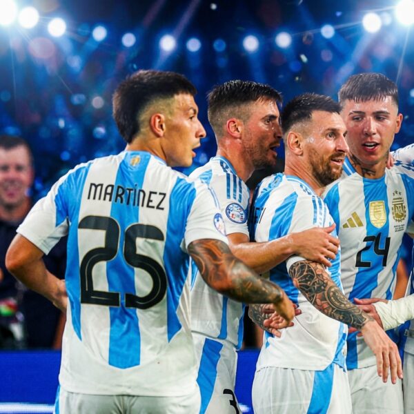 Argentina Copa America 2024 Font Vector – Legendary Sky Blue Glory Design