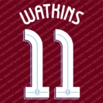 Aston Villa 2024-2025 Font Vector – Incredible Birmingham Lions Vector Kit