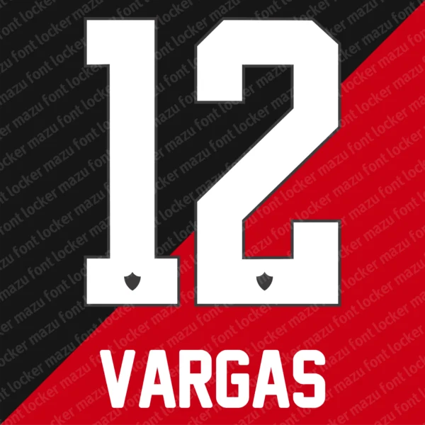 Atlas FC 2024-2025 Font Vector – Epic Rojinegros Legendary Masterpiece