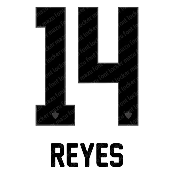 Atlas FC 2024-2025 Font Vector – Epic Rojinegros Legendary Masterpiece