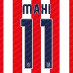 Atletico Madrid 2008-2010 Font Vector – Epic Rojiblanco Legend Masterpiece