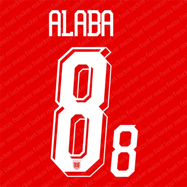 Austria World Cup 2026 Font Vector – Epic Wunderteam Masterpiece