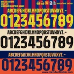 Barcelona 2025-2026 Font Vector – Stunning Blaugrana Masterpiece
