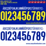 Boca Juniors 2005-2006 Font Vector – Epic Classic La Bombonera Style