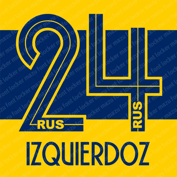 Boca Juniors 2019-2020 Font Vector – Ultimate Bombonera Warrior Masterpiece