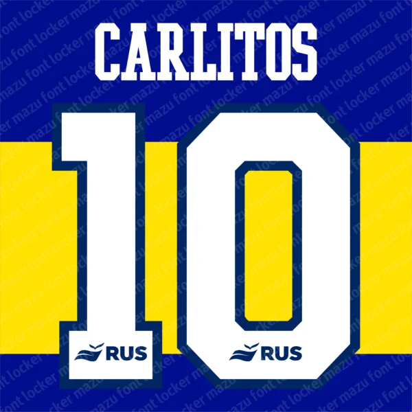 Boca Juniors 2020-2021 Font Vector – Stunning Xeneize Legacy Typeface