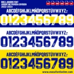 Boca Juniors 2022-2023 Font Vector – Legendary Boca La Bombonera Glory