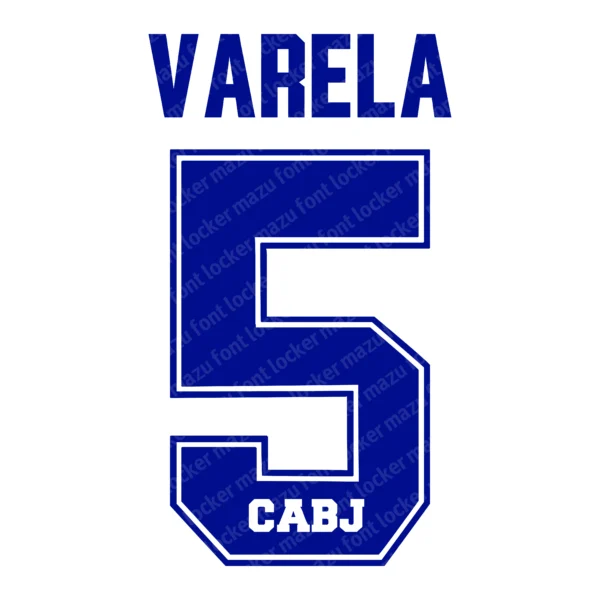 Boca Juniors 2022-2023 Font Vector – Legendary Boca La Bombonera Glory