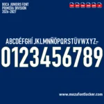 Boca Juniors 2026-2027 Font Vector – Epic La Bombonera Masterpiece