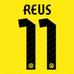 Borussia Dortmund 2012-2014 Font Vector – Legendary Black & Yellow Glory Design