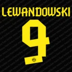 Borussia Dortmund 2012-2014 Font Vector – Legendary Black & Yellow Glory Design