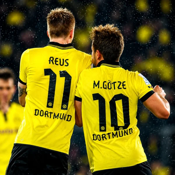 Borussia Dortmund 2012-2014 Font Vector – Legendary Black & Yellow Glory Design
