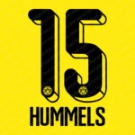 Borussia Dortmund 2015-2016 Font Vector – Epic Klopp Era Yellow Wall Masterpiece