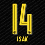 Borussia Dortmund 2016-2018 Font Vector – Legendary Yellow Black Masterpiece