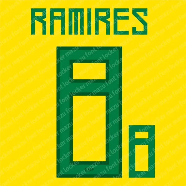 Brazil Copa America 2011 Font Vector – Legendary Canarinho Samba Masterpiece