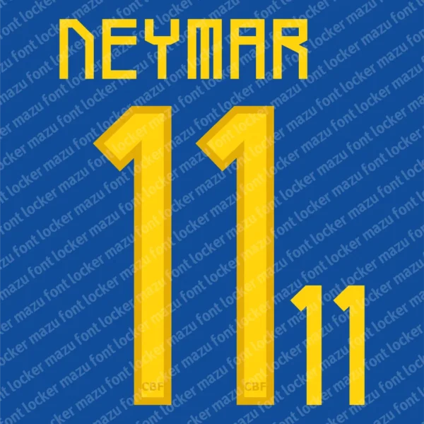 Brazil Copa America 2011 Font Vector – Legendary Canarinho Samba Masterpiece