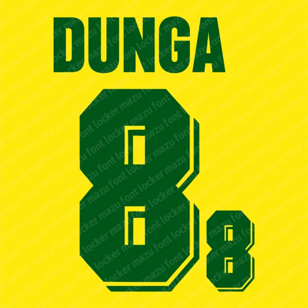 Brazil World Cup 1994 Font Vector – Legendary Yellow Canaries Champion Design