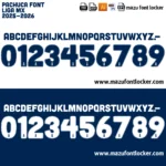 CF Pachuca 2025-2026 Font Vector – Epic Tuzos Legendary Masterpiece