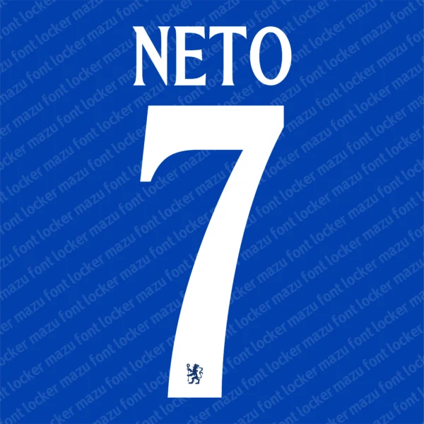 Chelsea 2026-2027 Font Vector – Epic Blues Legendary Masterpiece