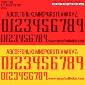 China 2026 Font Vector – Epic Dragon Majesty Masterpiece
