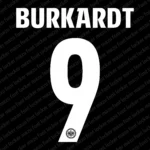 Eintracht Frankfurt 2026-2027 Font Vector – Epic Eagle Masterpiece