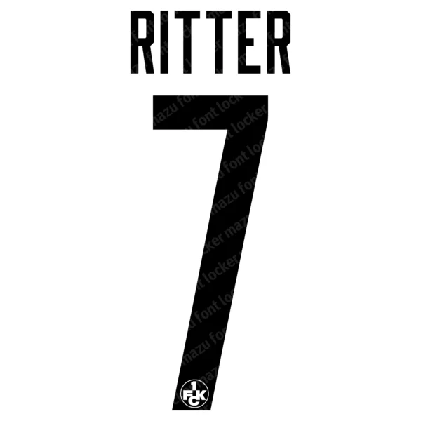 FC Kaiserslautern 2024-25 Font Vector – Legendary Red Devils Masterpiece
