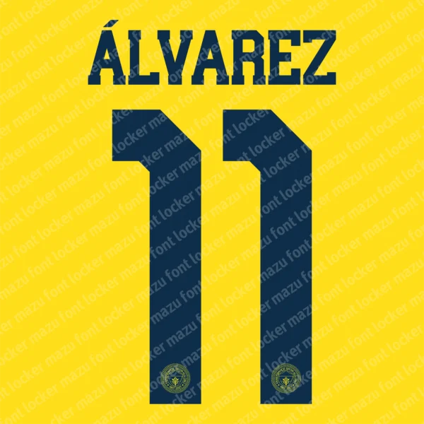 Fenerbahce 2026-2027 Font Vector – Stunning Kadıköy Masterpiece