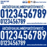 Finland 2026 Font Vector – Epic Nordic Masterpiece