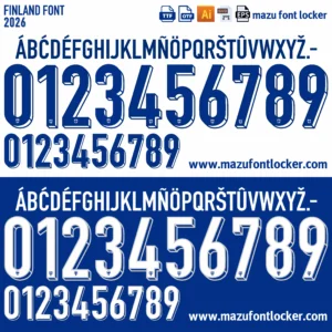 Finland 2026 Font Vector – Epic Nordic Masterpiece