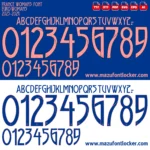France Womens Euro 2025 Font Vector – Epic Les Bleues Masterpiece
