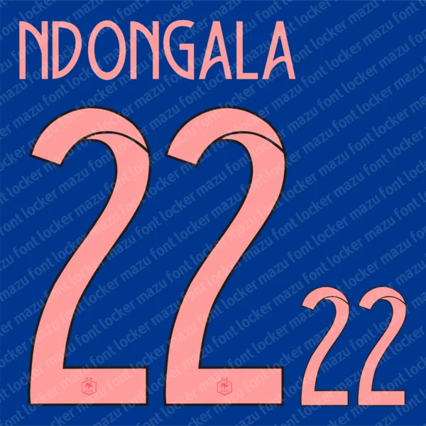France Womens Euro 2025 Font Vector – Epic Les Bleues Masterpiece