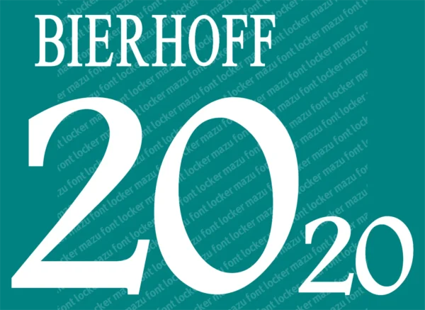 Germany Euro 1996 Font Vector – Stunning Die Mannschaft Masterpiece