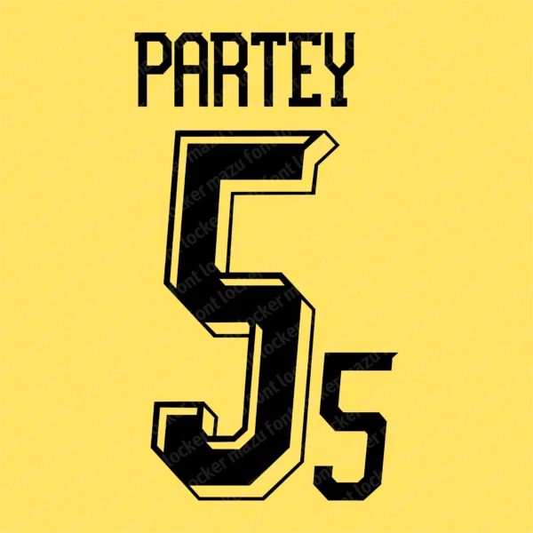 Ghana World Cup 2026 Font Vector – Powerful Black Stars Premium Vector
