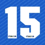 Italy 1995 Font Vector – Legendary Majestic Azzurri Glory Masterpiece