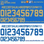 Italy 2022 Font Vector – Stunning Azzurri Victory Masterpiece