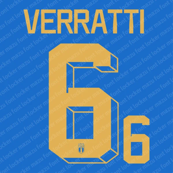 Italy 2022 Font Vector – Stunning Azzurri Victory Masterpiece