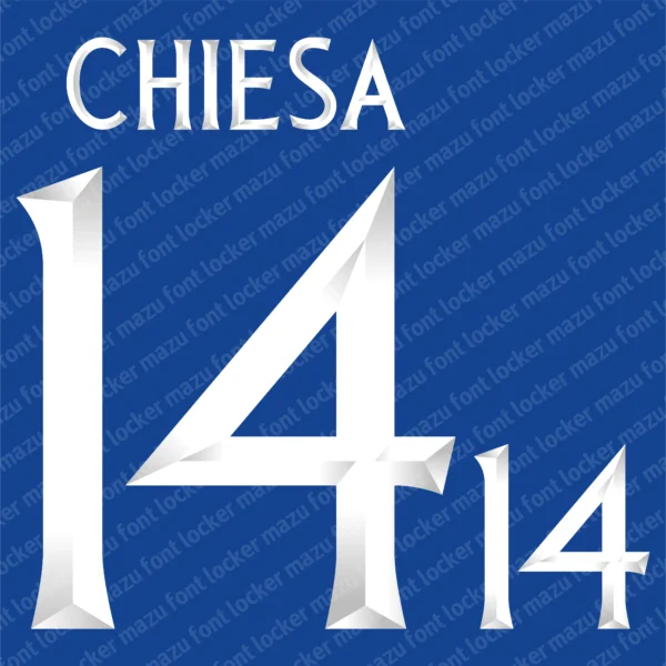 Italy 2023 Font Vector – Glorious Azzurri Masterpiece