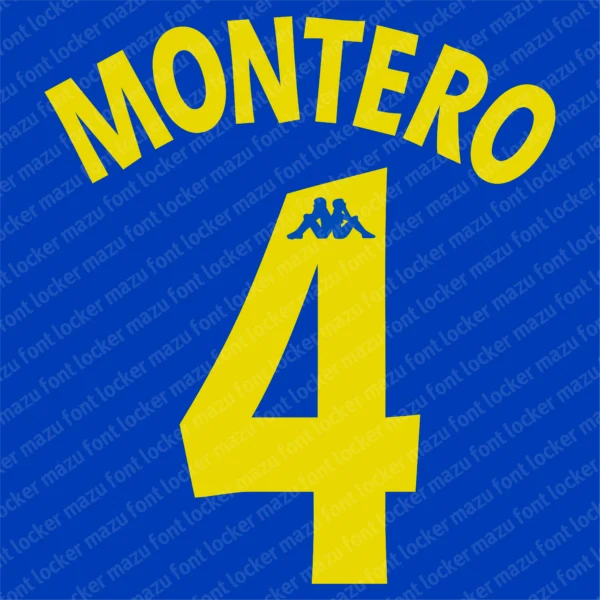 Juventus 1997-1998 Font Vector – Legendary Bianconeri Masterpiece